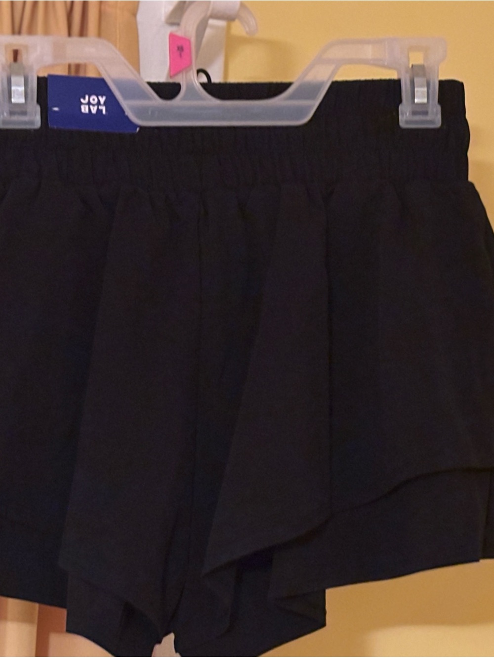 JoyLab Black Layered Ruffle Skort